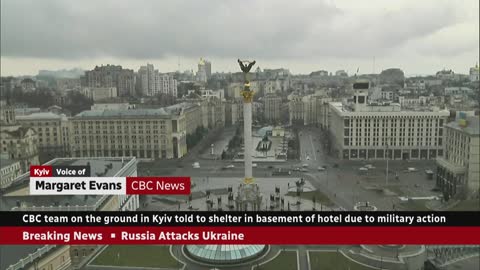 Russia attacks Ukraine as explosions heard across the country