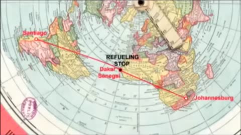 How do Flights Like Sydney - Santiago Work on Flat Earth