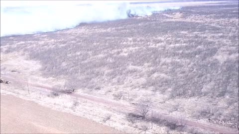 Wildfire Outside of Holliday, Tx.