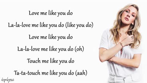 Ellie Goulding - Love Me Like You Do (Lyrics)