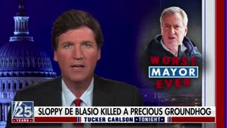 Tucker Carlson highlights Bill de Blasio’s “greatest hits”