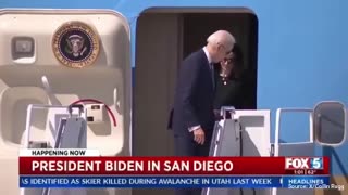 Watch: Another Video Of Biden Tripping On Air Force One Stairs Reemerges