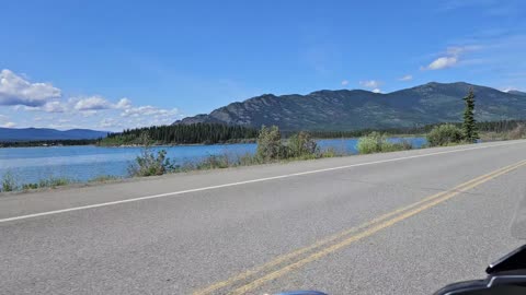 18 July Somewhere between Watson Lake and Destruction Bay. Mute sound