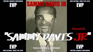Sammy Davis Jr Saying His Name From The Other Side Of The Veil Afterlife Spirit Communication EVP