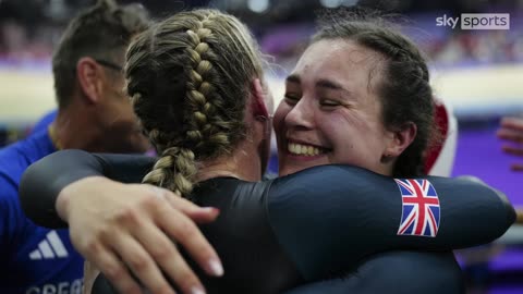 Team GB set world record as they win gold in women's team sprint gold