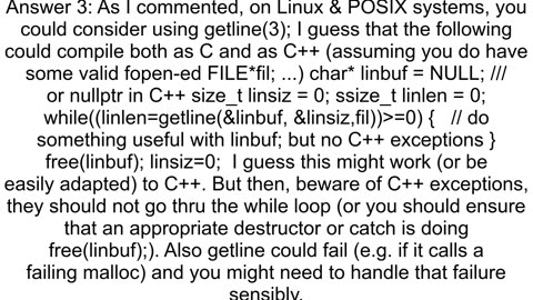 How to read extremely long lines from a text file fast and safe in C