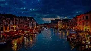RAIN SOUNDS & Ambience for Sleep, Relaxing, Meditation... 🌧 [ASMR, Whtie Noise] 🎧 Venice, Italy
