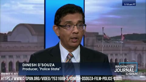 Dinesh D'Souza on His Film "Police State" at C-SPAN Washington Journal