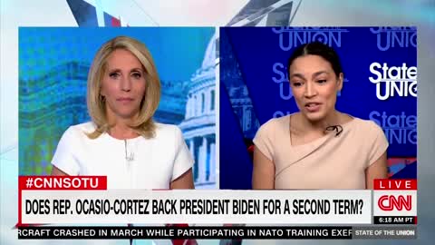 AOC Leaves CNN's Dana Bash Dumbfounded When Asked About Her Support For Biden