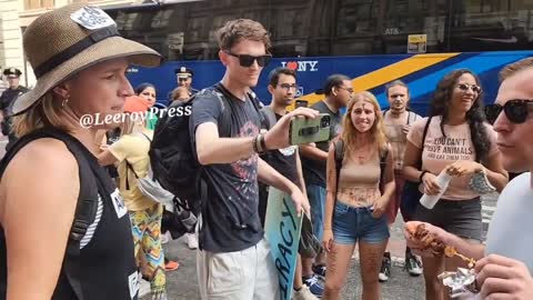 PETA Protestors TRIGGERED As Man Enjoys Shish Kebab