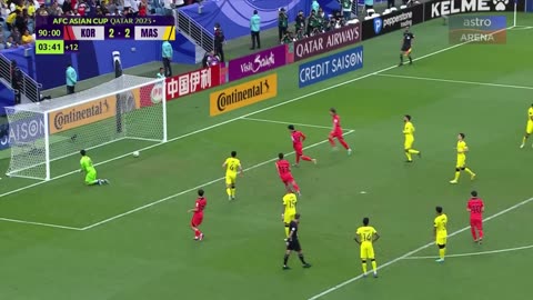 Sorotan Perlawanan: Korea Selatan 3-3 Malaysia | Piala Asia Qatar 2023