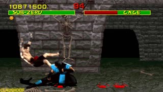 Mortal Kombat - Sub-Zero Playthrough on an Arcade Cabinet