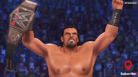 Intergender Match - The Great Khali vs Doudrop : WWE 2K22