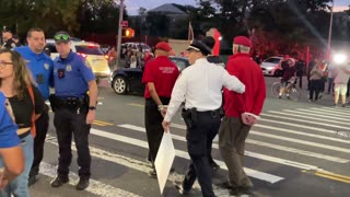 SLIWA IN CUFFS! Hundreds Protest Migrant 'Tent City' Near Schools, Arrests Made