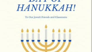 today is Hanukkah first day of Hanukkah of 2023 12/7/23