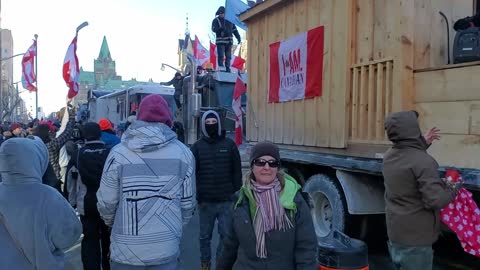 Canada Freedom Protest in Ottawa - Saturday Jan 29, 2022