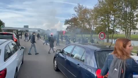 Eric Zemmour protest rally in France