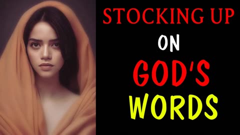 Stocking Up On God's Words: Spiritual Provisions #jesus #Faith #revelation #food #Bible