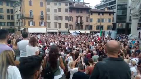 24 luglio 2021 - Udine risponde all'appello di dire BASTA DITTATURA SANITARIA