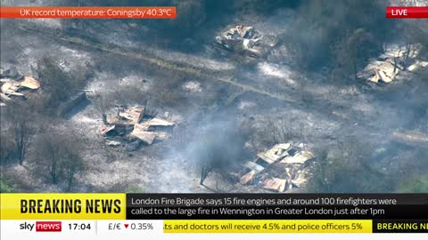 BREAKING: London Fire Brigade battling fires across the Capital