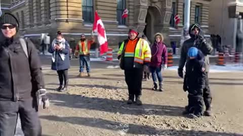 Today's Peaceful Protest for lifting the restrictions in Canada