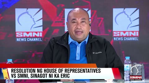 Resolution ng House of Representatives vs. SMNI, sinagot ni Ka Eric