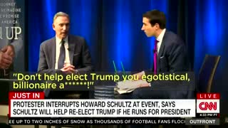Howard Schultz Heckled: ‘Don’t Help Elect Trump, You Egotistical Billionaire A**hole’