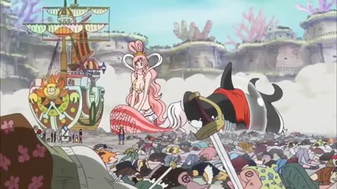 Luffy vs 50,000 Fish men