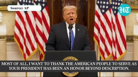 I fought for America…’: Donald Trump releases farewell video address