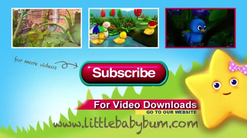 Six Litle Ducks | Nursery Rhymes for Babies by LittleBabyBum-ABCs and 123s