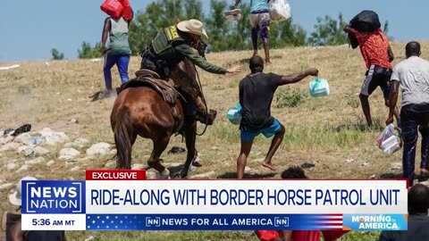 The horse patrol securing the southern border | Morning in America