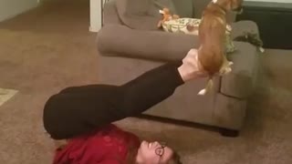 Puppy Acro Yoga