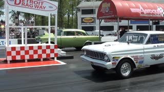 Gasser racing at Milan Dragway #6