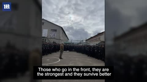 Russia recruiting prisoners to fight in Ukriane