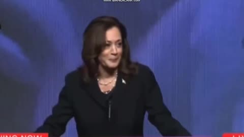 Kamala Harris accidentally calls herself “President”, audience goes wild. (Video: CNN)