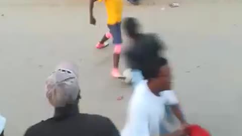 impressing soccer skills in africa