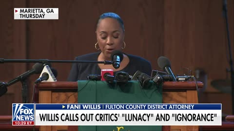 Fani Willis ROASTED for 'narcissistic' speech_ 'A man is not a plan' Fox News