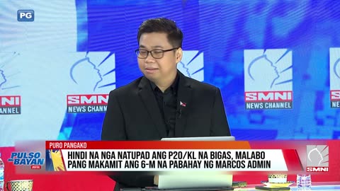 Hindi na nga natupad ang P20/kl na bigas, malabo pang makamit ang 6-M na pabahay ng Marcos admin