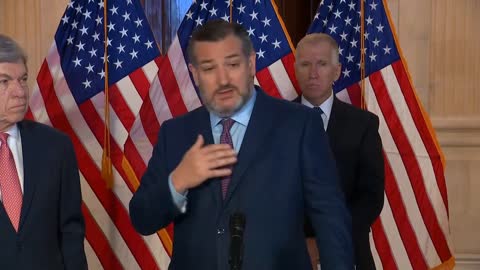 Ted Cruz Slams Podium Over Reporter's Mask Questions
