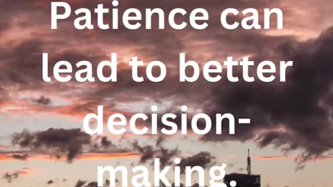 Breathe and Believe: Embracing Patience Every Day