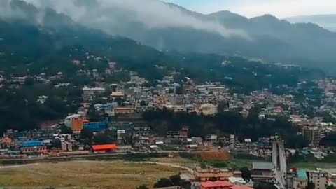 Beautiful view bagh city Azad Kashmir
