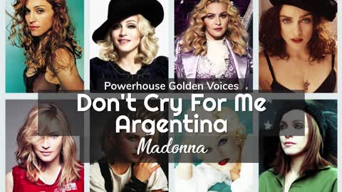 Don't Cry For Me Argentina (Acapella) | Madonna