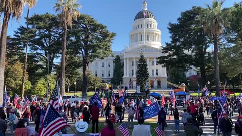 StopTheSteal _ California State Capitol Protest Sacramento, CA Week 4 November 28, 2020 IMG 2780