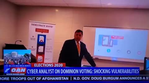 OAN on the Dominion voting machines. How the flipped Biden to Trump.