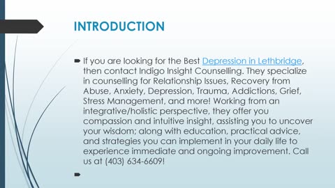 Get The Best Depression in Lethbridge.