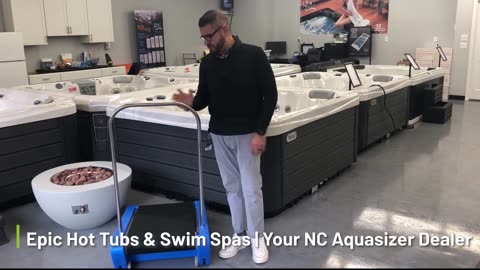 Aquasizer Underwater Treadmill in NC | Epic Hot Tubs & Swim Spas