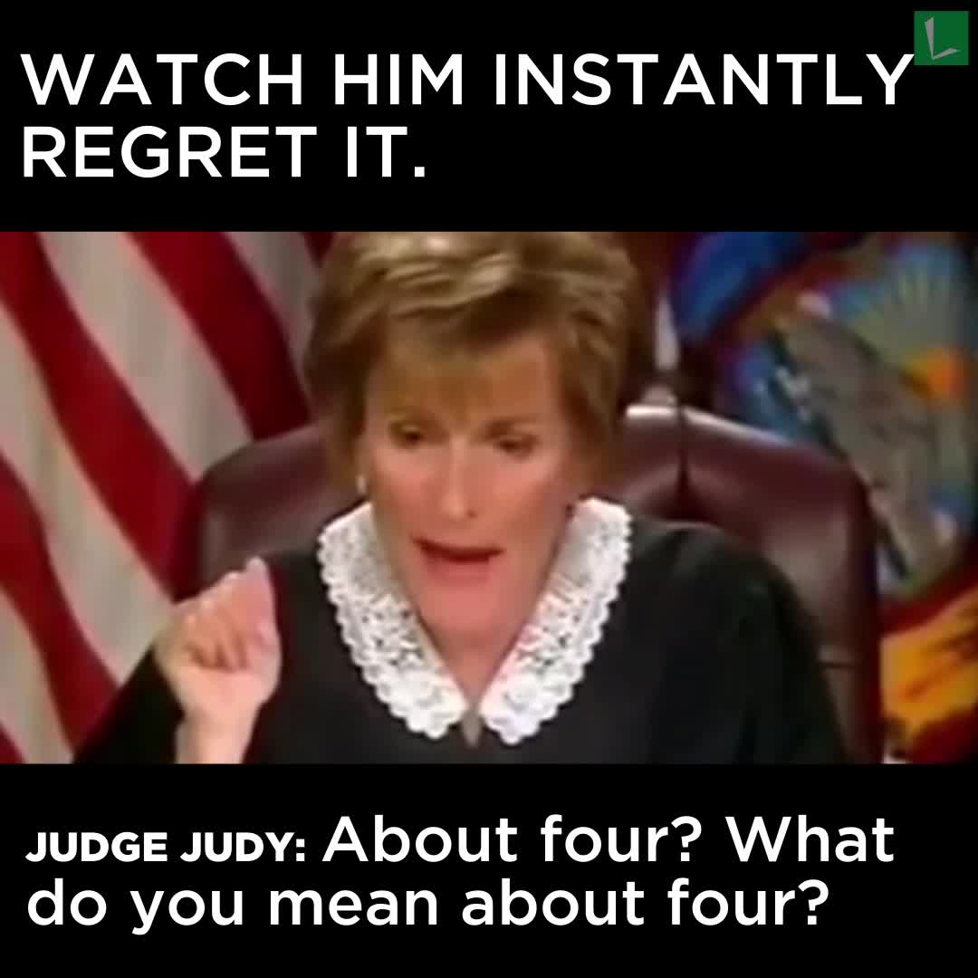 Age 21 Father of TEN Makes Sex Joke in Front of Judge Judy. Watch Why He  INSTANTLY Regrets It