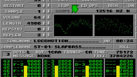 Amiga and Atari ST Protracker Music Mods - Do The Locomotion