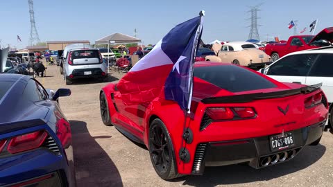 Texas Flag in Stanton Breeze
