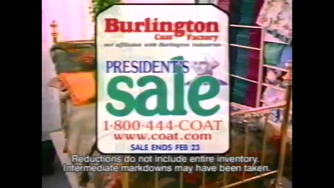 February 13, 1998 - Sale at Burlington Coat Factory